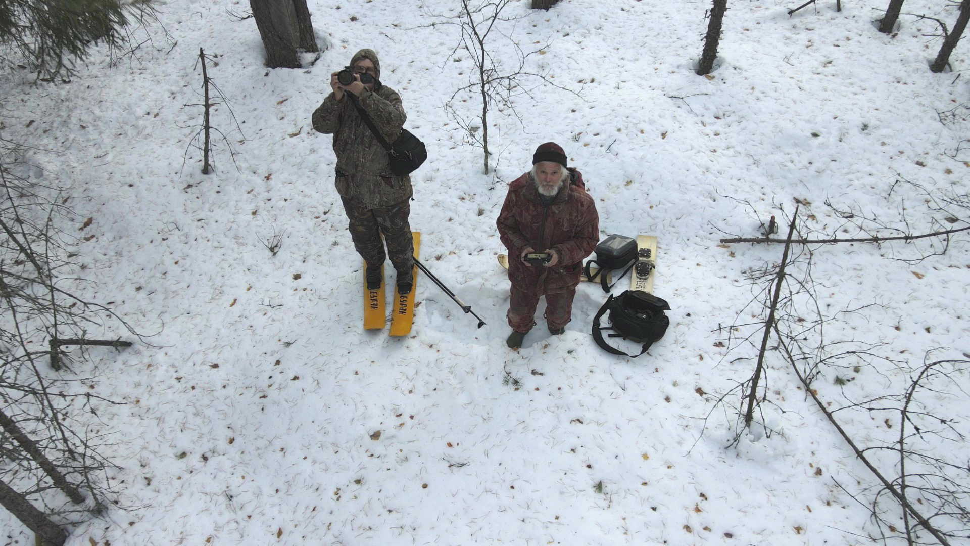Автопортреты с коптера. Кадр из видео. 30.03.2021