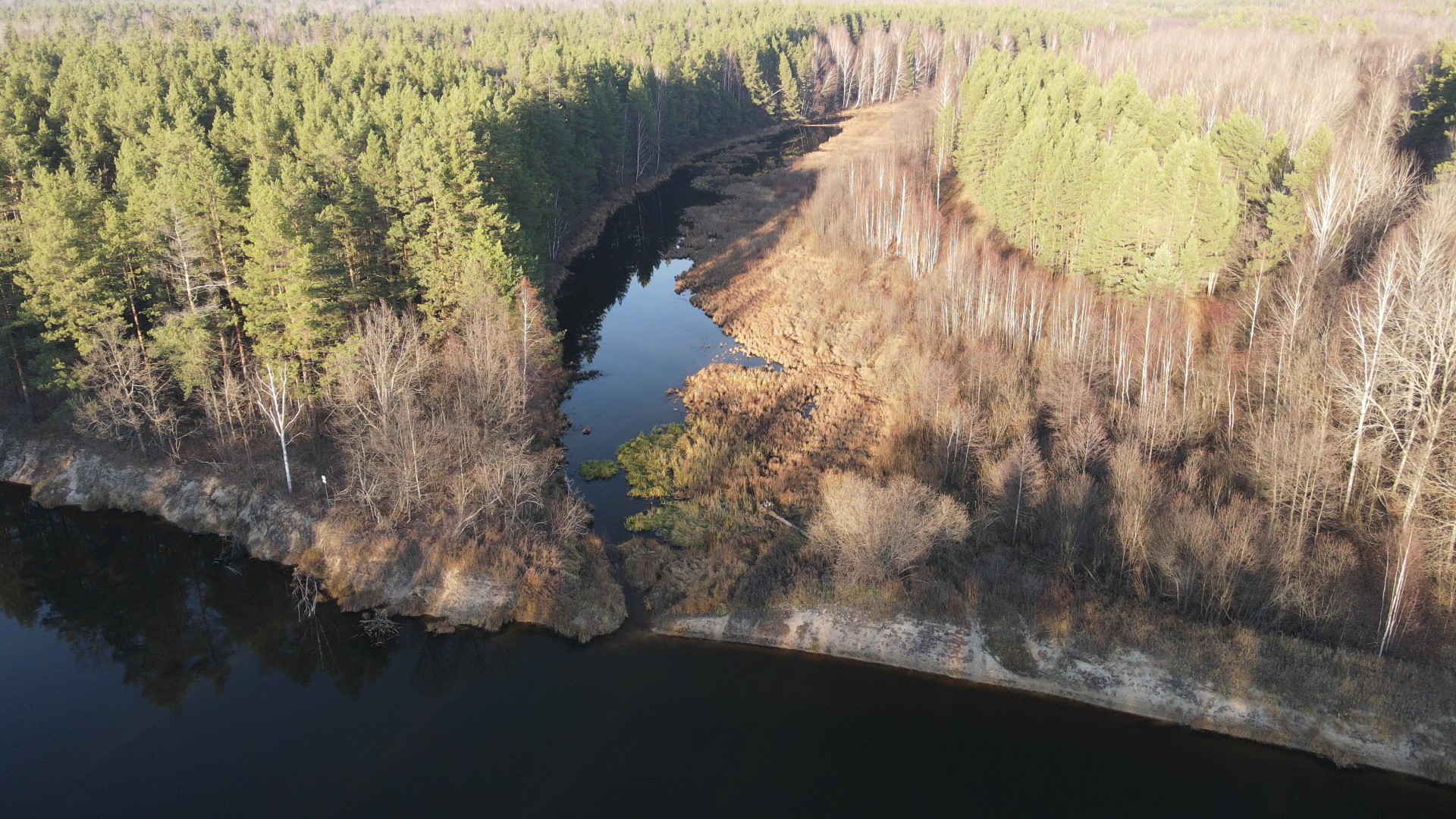 Старое русло и Керженец в Черноозерье. 31.20.2021