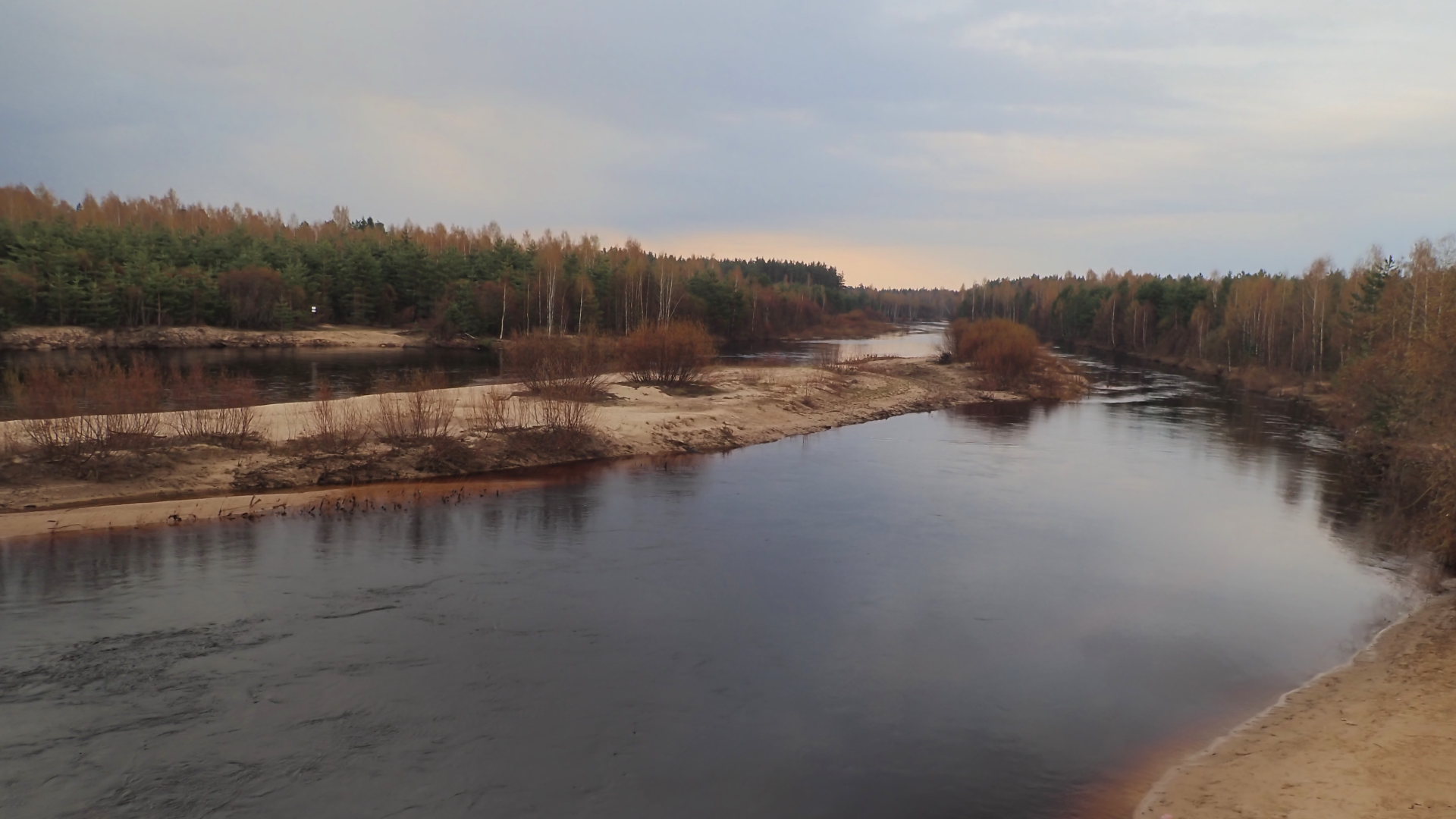 Кеженец ниже моста. 03.05.2022