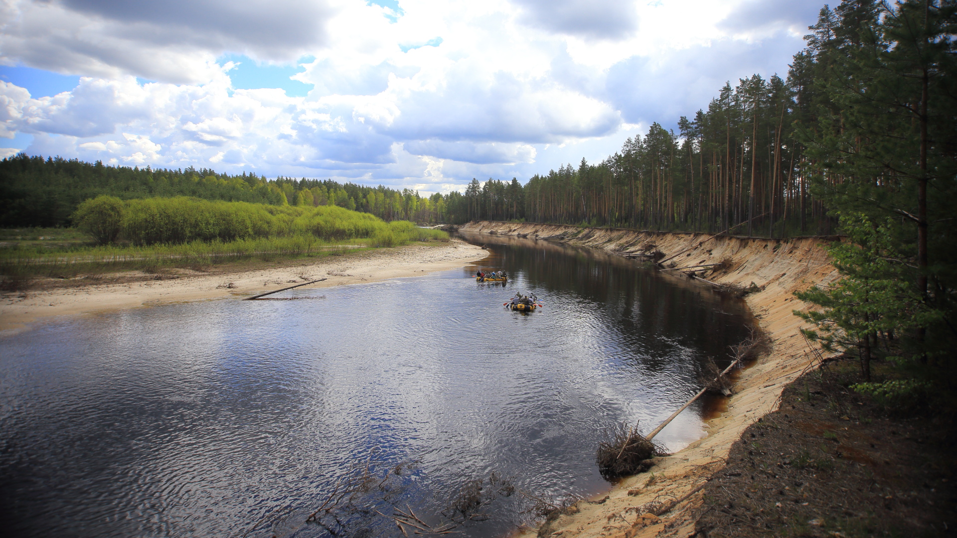 Керженец в районе Красного Яра. 15.05.2022