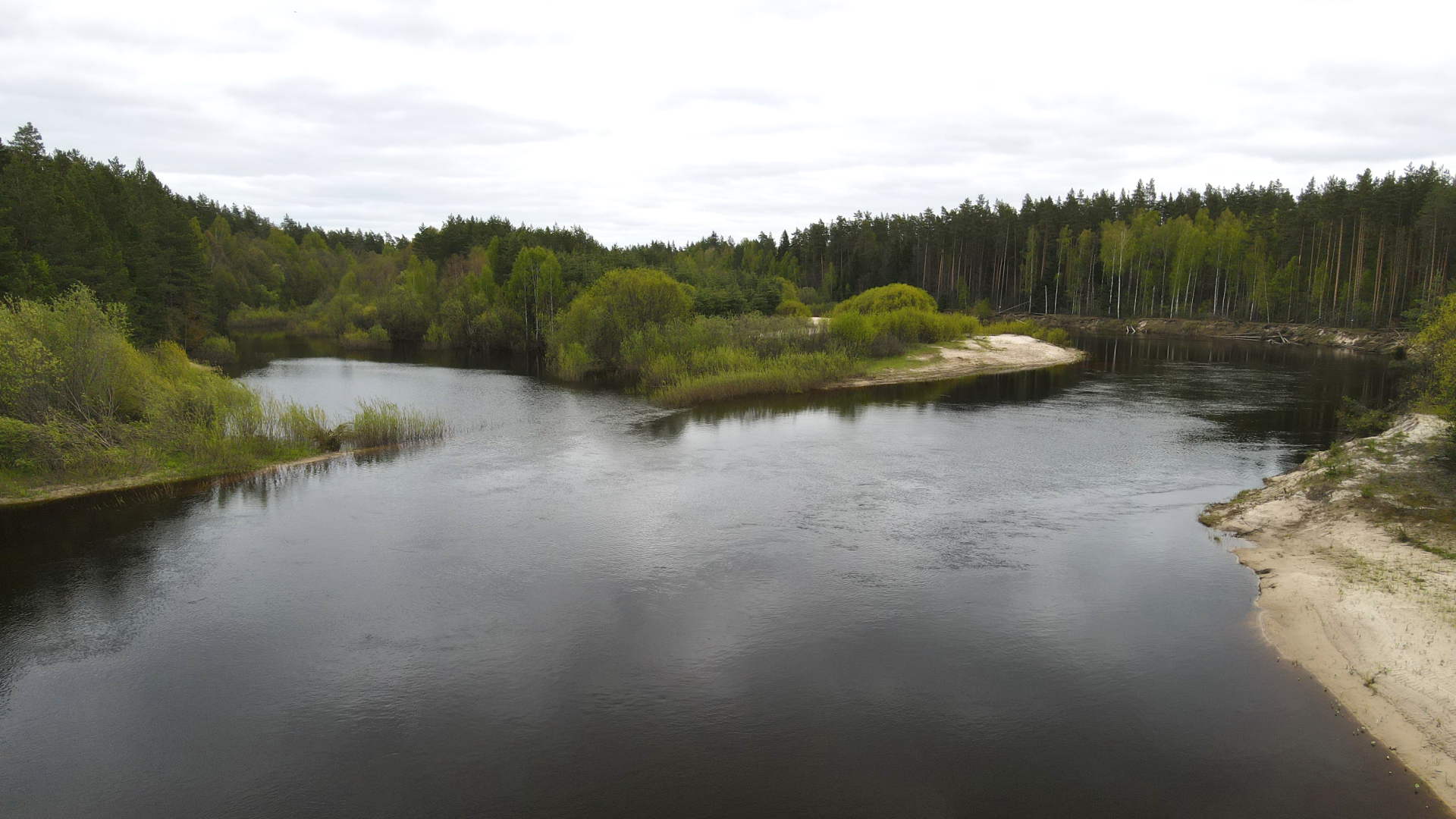 Керженец в районе Красного Яра. 22.05.2022