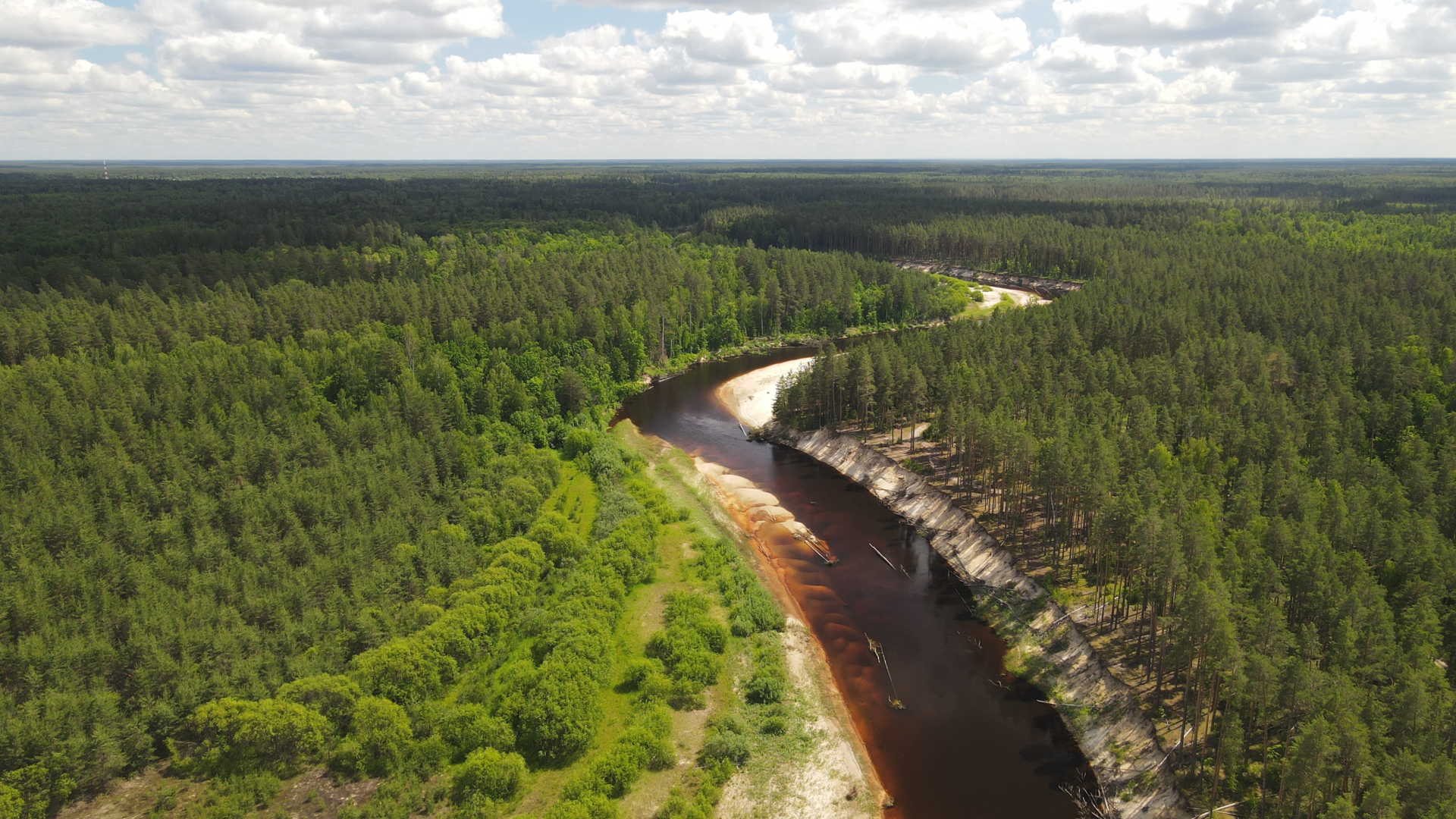 Керженец, Красный Яр, вниз по течению. 23.06.2022